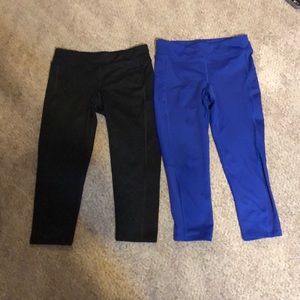 old navy performance capris youth large